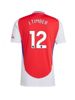 Arsenal Jurrien Timber #12 Heimtrikot 2024-25 Kurzarm